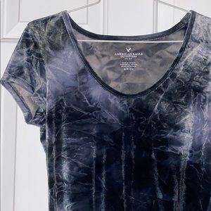 American Eagle velvet shirt